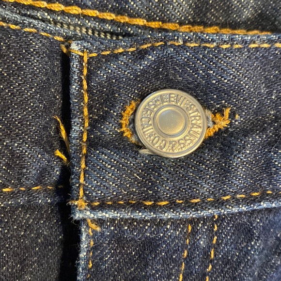 Vintage Levi 550 Relaxed Fit Tapered Leg High Waisted Dark Wash Mom Jeans-28X28 - Picture 4 of 16